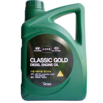 Масло моторное Hyundai Classic Gold Diesel SAE 10W-30 API CF-4, 4 л 520000410 HYUNDAI/KIA